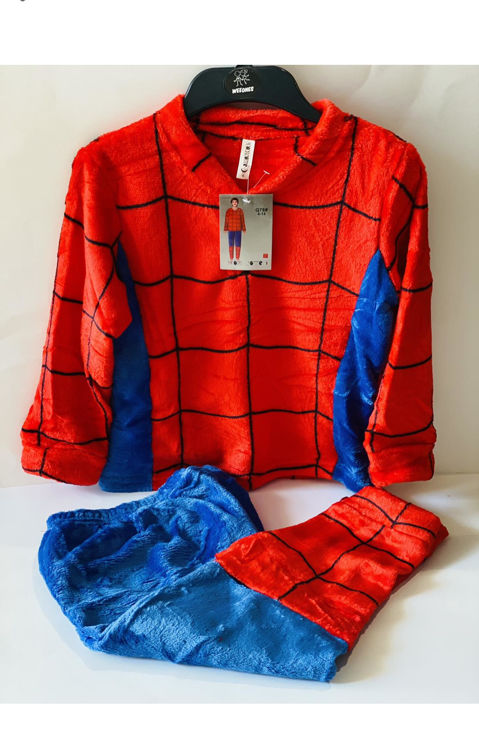 Picture of Q78- Thermal thick fleecy Spiderman pyjama (4-14yrs)